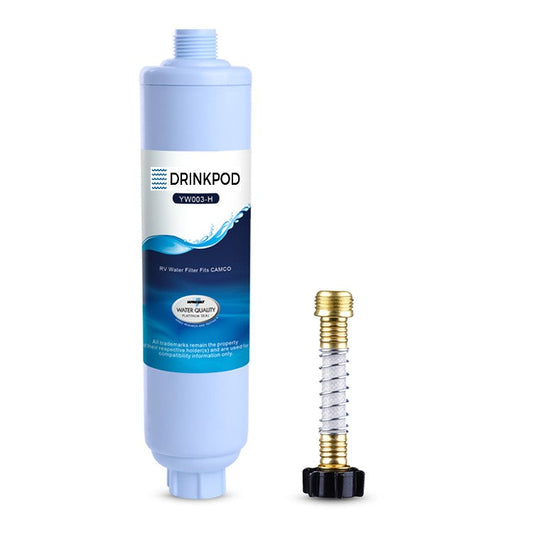 RV Inline Water Filter, NSF Filtration, RVs, Marines, Boats, Campers & More-0