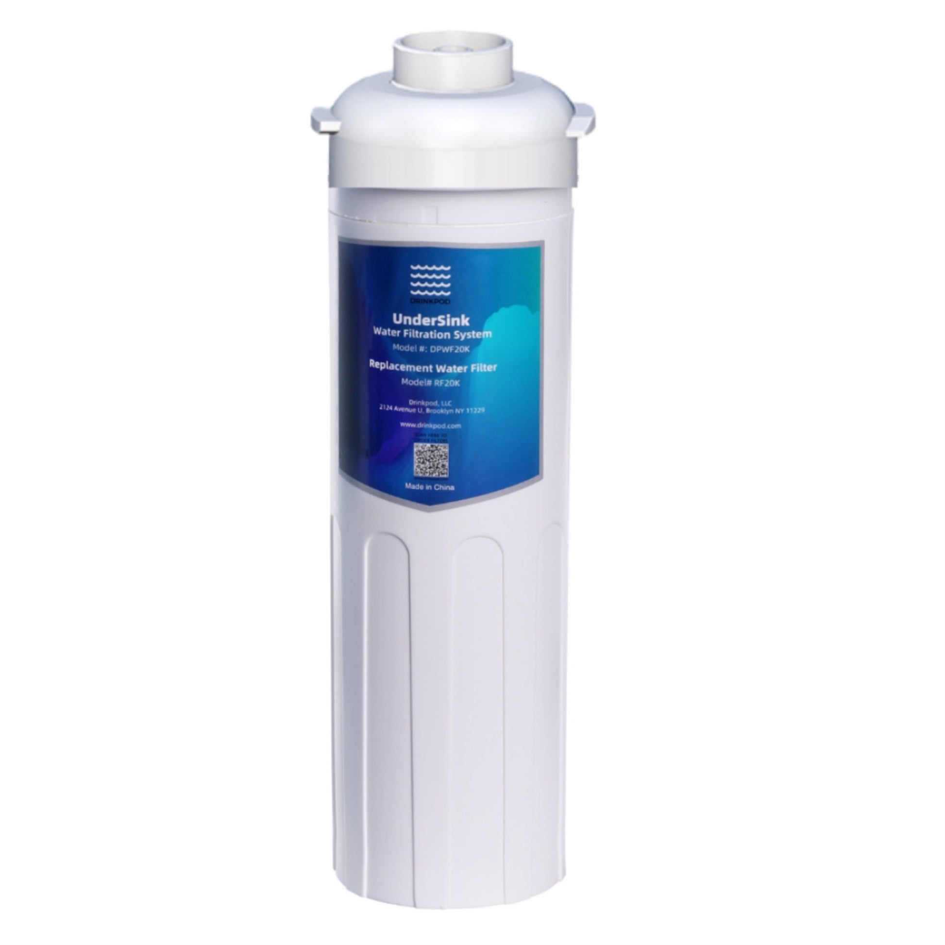 20,000 Gallon Replacement Water Filter For Under Sink Filtration System-0